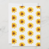 Großeltern werden Gedicht von Bump Sunflower Einladung (Rückseite)