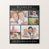 Großeltern Wir Liebe Sie 6 FotoCollage Puzzle (Vertikal)