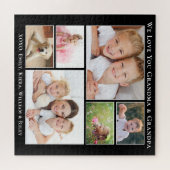 Großeltern Wir Liebe Sie Personalisiertes Foto Sch Puzzle (Horizontal)