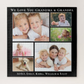 Großeltern Wir Liebe Sie Personalisiertes Foto Sch Puzzle (Vertikal)