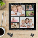 Großeltern Wir Liebe Sie Personalisiertes Foto Sch Puzzle<br><div class="desc">Feiern Sie die besten Großeltern mit diesem maßgeschneiderten Foto-Collage schwarze Puzzle. Sie können mit sechs Fotos von Enkelkindern, Familienmitgliedern, Haustieren usw. personalisieren und den Ausdruck "I Liebe You" oder "We Liebe You" anpassen und wie sie "Oma & Opa", "Mama Mama & Pop Pop" usw. angesprochen werden. Sie können auch die...</div>