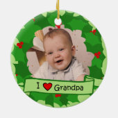 Großeltern Wreath Keramikornament (Hinten)