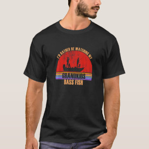 Großeltern würden lieber Bass angelnde Enkelkinder T-Shirt