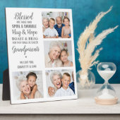 Großeltern zitieren Personalisiertes FotoCollage Fotoplatte (Seite)