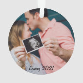 Großelternankündigung Personalisiert Weihnachten Ornament (Rückseite)