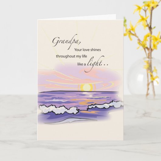 Großelterntag Karte (Gelbe Blume)