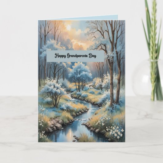 Großelterntag mit Blauwald Karte (Vorderseite)