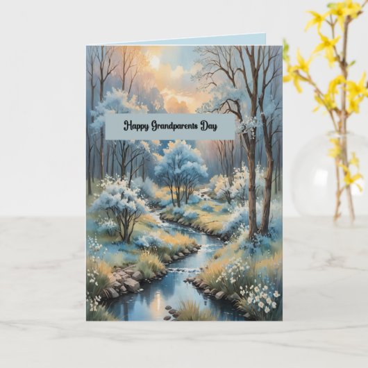 Großelterntag mit Blauwald Karte (Gelbe Blume)