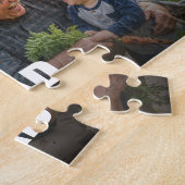 Großelterntag Opa-Foto-Geschenk Puzzle (Seite)