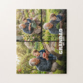 Großelterntag Opa-Foto-Geschenk Puzzle (Vertikal)