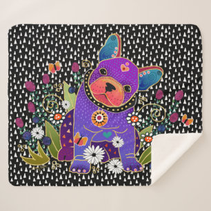 Größen BINDI FRANZÖSISCHE BULLDOGGE sherpa Deck Sherpadecke