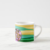 Größen der Spezialitäten-Tassen-3, gemalte Espressotasse (Rechts)