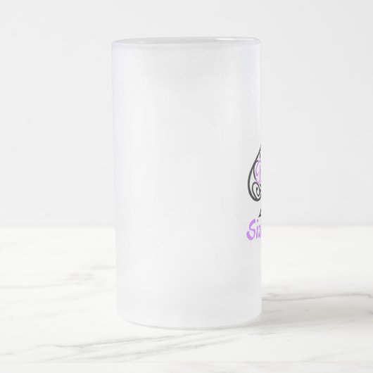 Größen-Königin Mattglas Bierglas (Mittel)