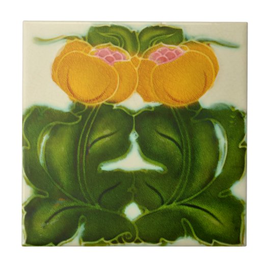 Größen Kunst Nouveau Vintage Entwurf Backsplash Fliese (Vorderseite)