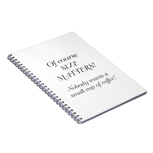 GRÖSSENANGABEN NOTIZBLOCK (Rechte Seite)