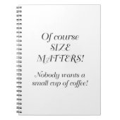 GRÖSSENANGABEN NOTIZBLOCK (Vorderseite)