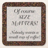 GRÖSSENANGABEN... RECHTECKIGER PAPPUNTERSETZER (Vorderseite)