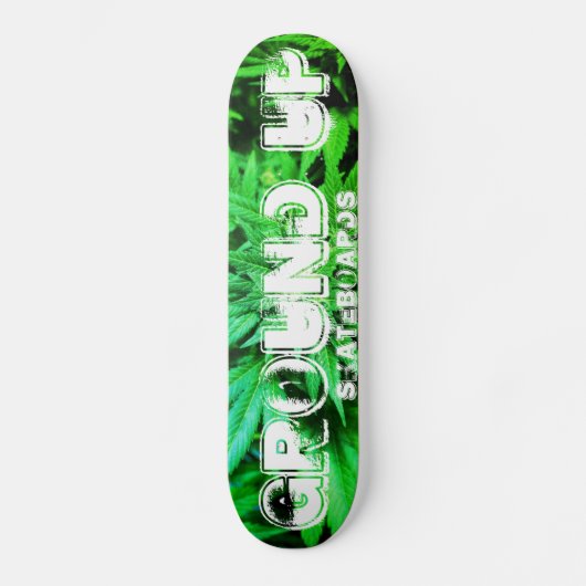 GRÖSSENLEAF-DECKE SKATEBOARD (Vorderseite)