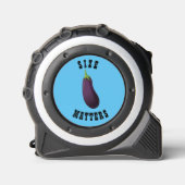 GRÖSSENMATERIALIEN FUNNY EGGPLANT MAßBAND (Vorderseite)