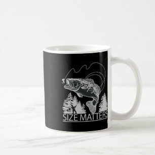 Größenprobleme Lustige Forellen-Angler-Shirts Für  Kaffeetasse