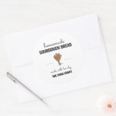 Großer 3" hausgemachter Aufkleber für das Brot (Umschlag)