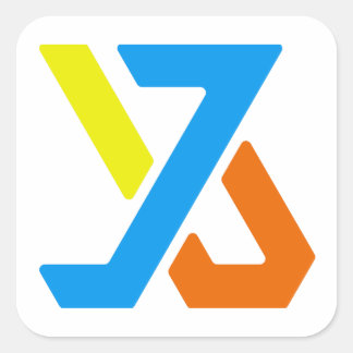 Grosser 3" quadratischer Aufkleber