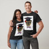 Großer abgestufter Mops-Hund T-Shirt (Unisex)
