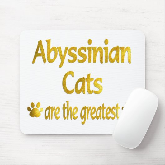 Großer Abyssinier Mousepad (Mit Mouse)