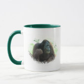 Großer Affen-Kaffee-Tasse Tasse (Links)