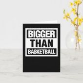 Größer als Basketball 6 Karte (Gelbe Blume)