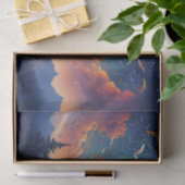 Größer als das Leben, Berge und Dreamcatcher Seidenpapier (Geschenk)