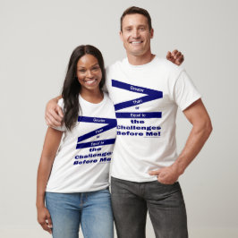 Größer als oder gleich den Herausforderungen vor m T-Shirt