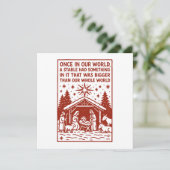 Größer als unsere ganze Welt 1 Karte (Stehend Vorderseite)