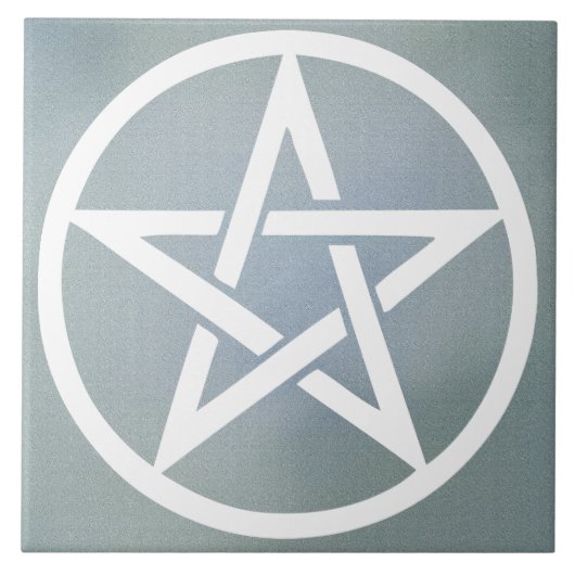 Grosser Altar-Tile - Pentagramm Fliese (Vorderseite)