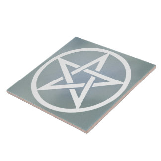 Grosser Altar-Tile - Pentagramm Fliese