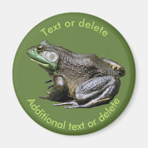 Großer alter Ochsenfrosch Tier Natur Personalisier Magnet