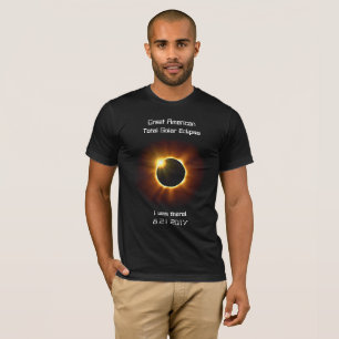 Großer amerikanischer Gesamtsolareklipse-T - Shir T-Shirt