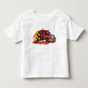 Großer Anlage-LKW Kleinkind T-shirt