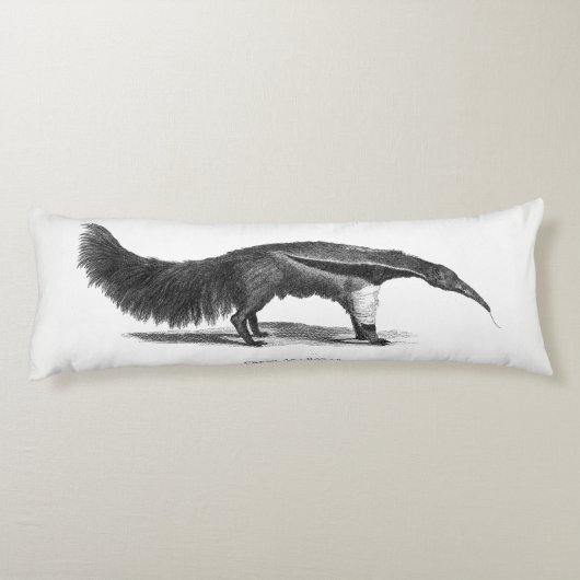 Großer Anteater-Körper-Kissen Seitenschläferkissen (Rückseite)