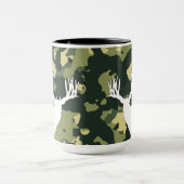 Großer Antler Whitetail Buck Deer Tasse (Zentrum)
