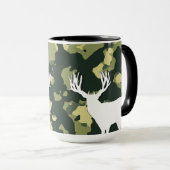 Großer Antler Whitetail Buck Deer Tasse (VorderseiteRechts)