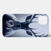 Großer Antlergestüt mit Monogram Case-Mate iPh Case-Mate iPhone Hülle (Rückseite (Horizontal))