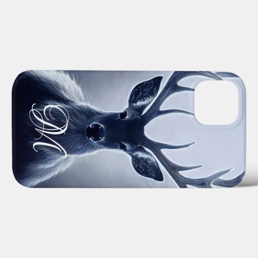 Großer Antlergestüt mit Monogram Case-Mate iPh Case-Mate iPhone Hülle (Rückseite (Horizontal))