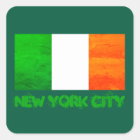 Großer Apfel, irische Wurzeln - Irische Flagge NYC