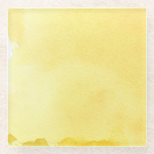 großer Aquarellhintergrund - Aquarellfarben 2 Glasuntersetzer