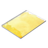 großer Aquarellhintergrund - Aquarellfarben 2 Notizblock (Linke Seite)