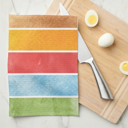 großer Aquarellhintergrund - Aquarellfarben 5 Handtuch (Viertel Falte)