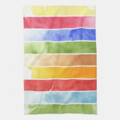 großer Aquarellhintergrund - Aquarellfarben 5 Handtuch (Vertikal)