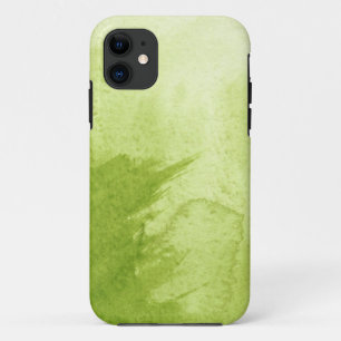 großer Aquarellhintergrund - Aquarellfarben iPhone 11 Hülle