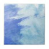 großer Aquarellhintergrund - Aquarellfarben Fliese (Vorderseite)